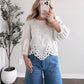 Modest Chic Embroidered Top