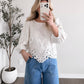 Modest Chic Embroidered Top
