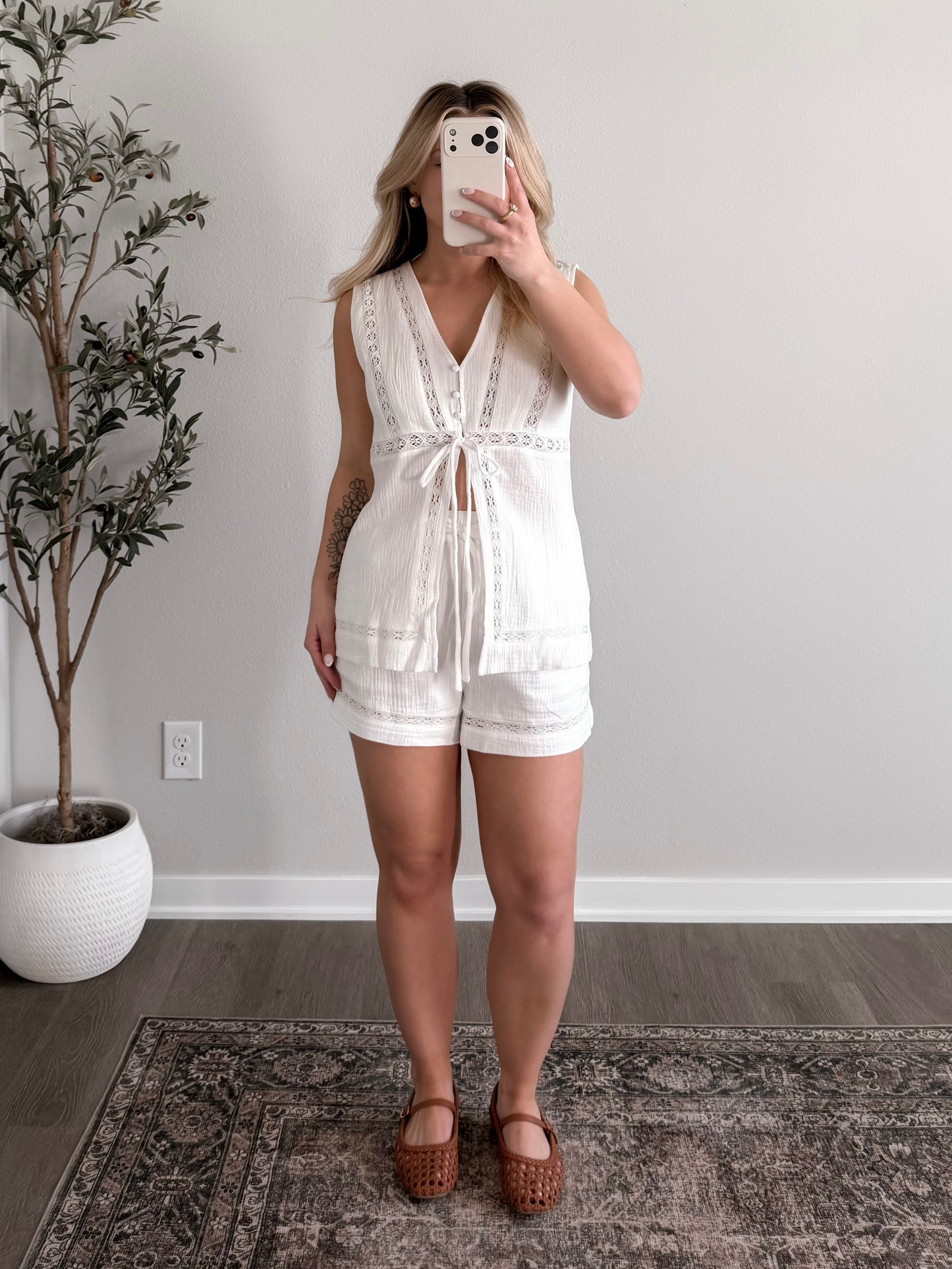 St. Claire Cotton Short Set