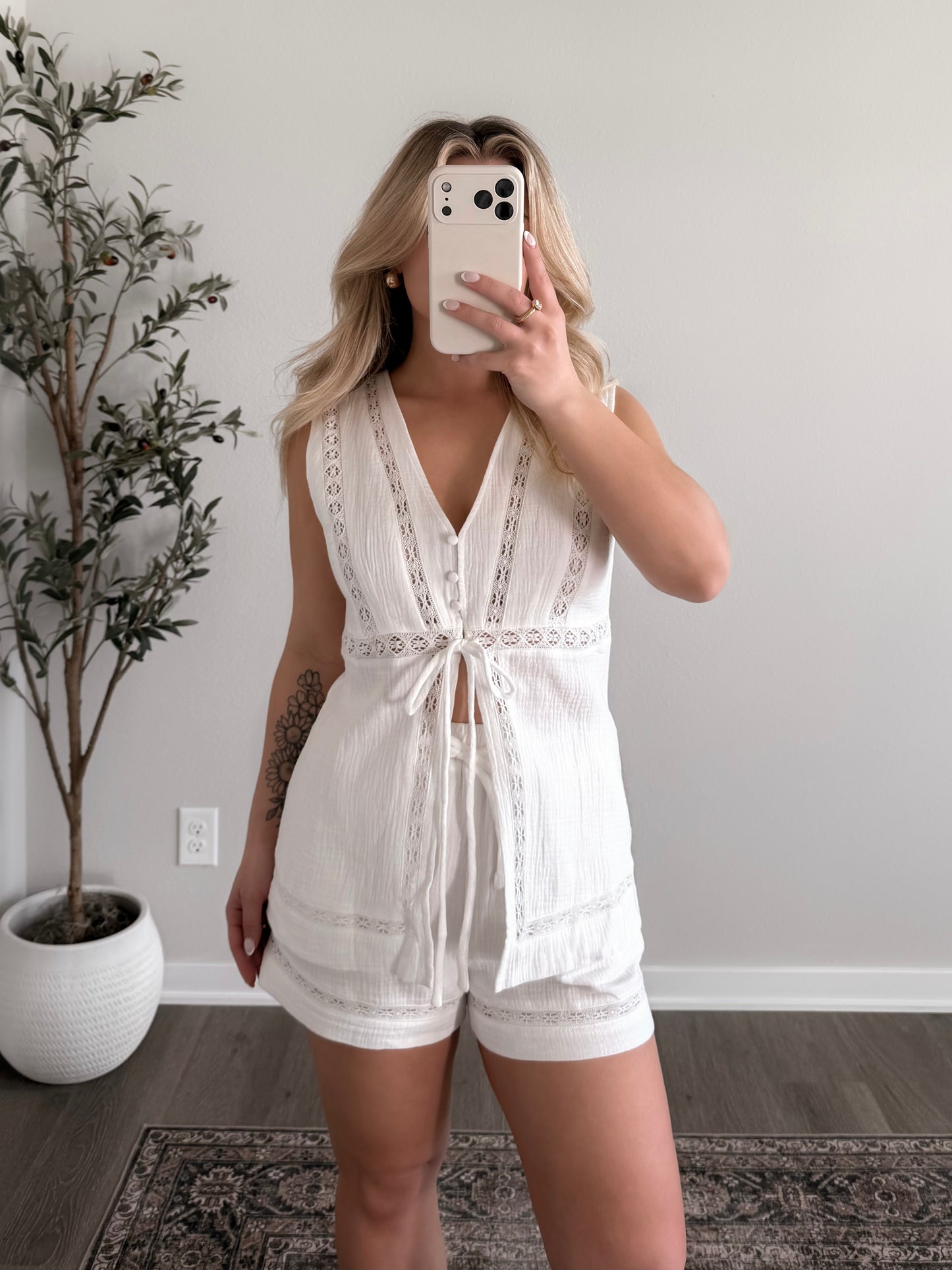 St. Claire Cotton Short Set