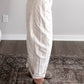 Sage Petal Crop Barrel Pants / Final Sale