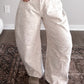 Sage Petal Crop Barrel Pants / Final Sale