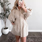 Caroline Dotted Tie Dress