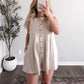 Warm Days Linen Romper / Oat