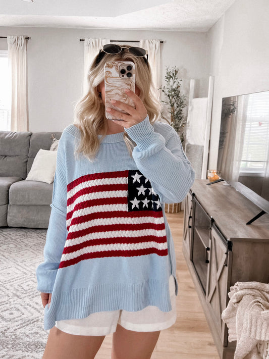 American Babe Knit Sweater Final Sale