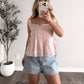 All You Need Lace Top / Baby Pink