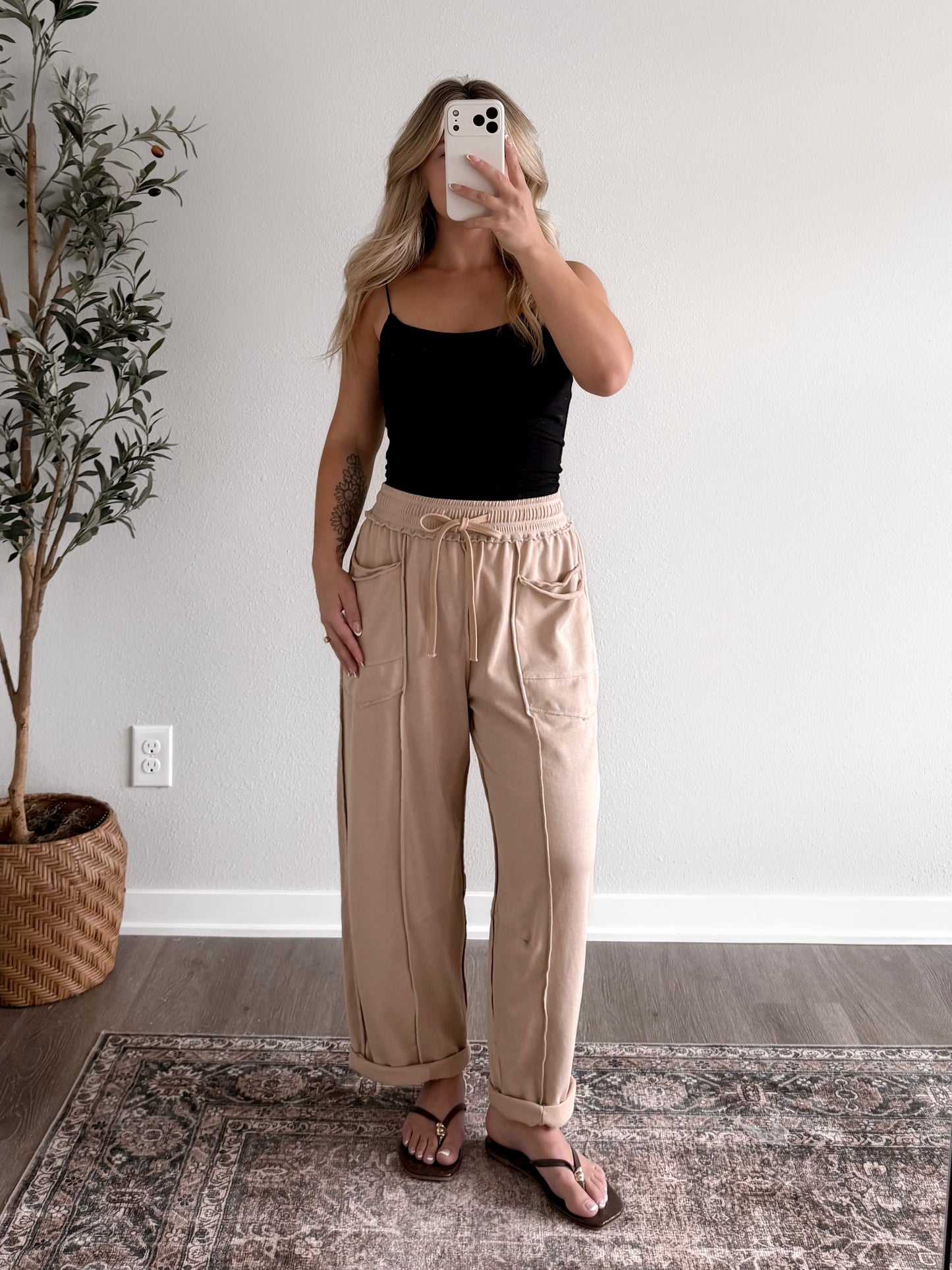 Easygoing Barrel Lounge Pants