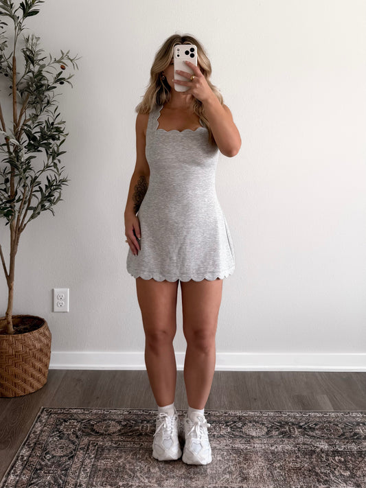 Sweet Serve Active Dress / Grey (PREORDER EST SHIP 7.16)
