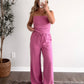 On Repeat Striped Set / Pink-Green
