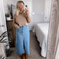 Rory Denim High Waisted Midi Skirt