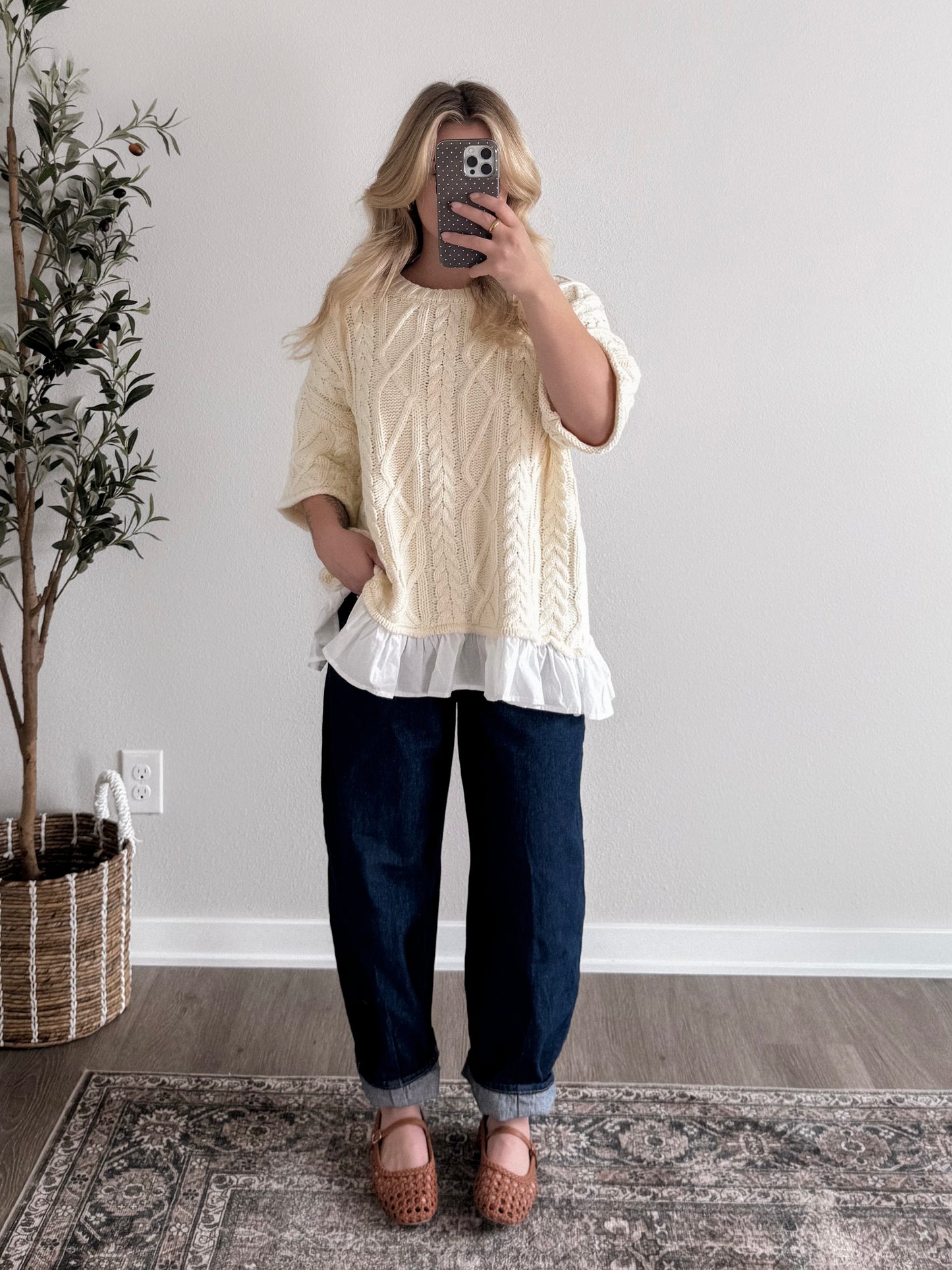 Linden Cable Knit Sweater