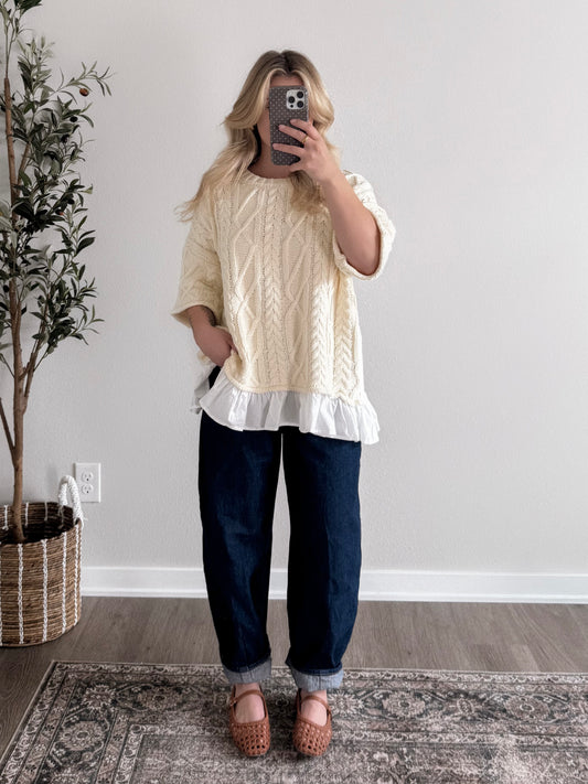 Linden Cable Knit Sweater