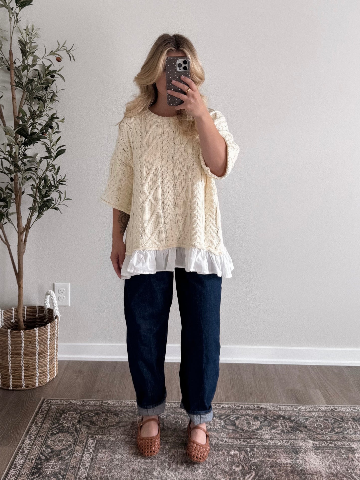 Linden Cable Knit Sweater