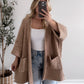 Buttercream Chenille Knit Cardigan / Latte