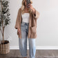 Buttercream Chenille Knit Cardigan / Latte