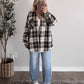 Beau Oversized Plaid Shacket / Olive