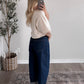 Oat Milk Button Crop Cardigan