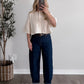 Oat Milk Button Crop Cardigan