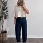 Oat Milk Button Crop Cardigan