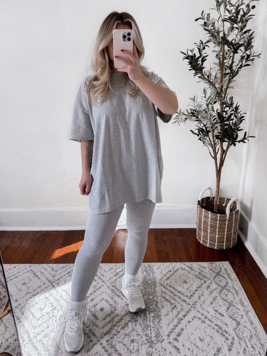 Lounge Around Matching Set / Grey