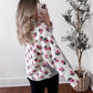 Sherpa Floral Denim Jacket