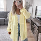 Be Free Gauze Button Down - Lemon