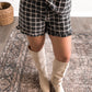 Hunter Moon Plaid Short Set