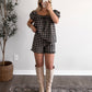 Hunter Moon Plaid Short Set