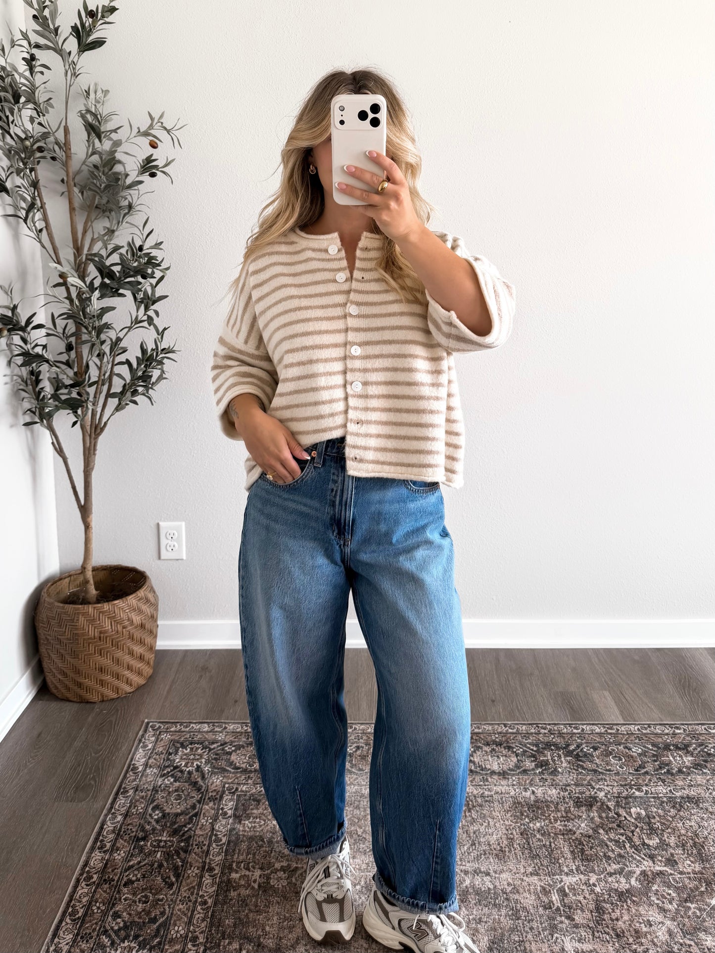 Honey Knit Striped Cardigan