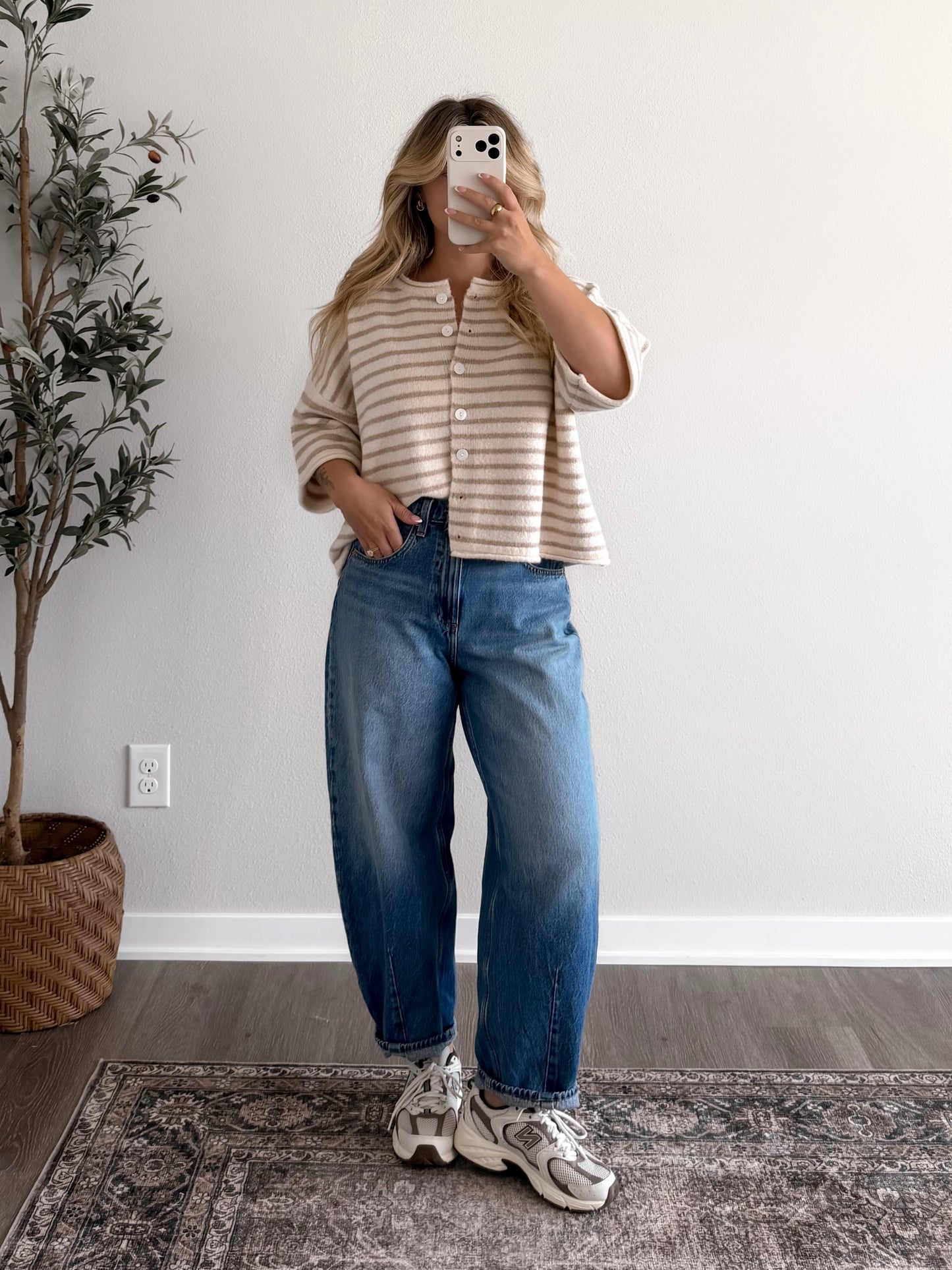 Honey Knit Striped Cardigan