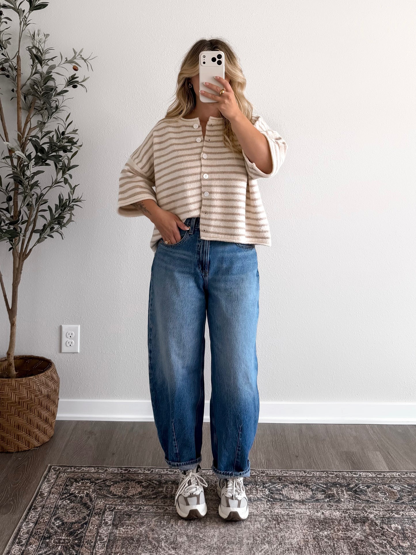 Honey Knit Striped Cardigan