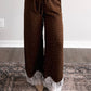 Mocha Moments Dotted Lace Pant