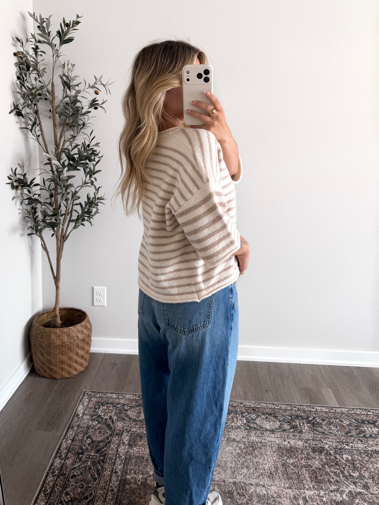 Honey Knit Striped Cardigan