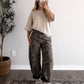 Wildlife Zebra Barrel Jean