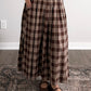 Maple Ridge Plaid Midi Skirt