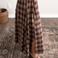 Maple Ridge Plaid Midi Skirt
