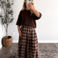 Maple Ridge Plaid Midi Skirt