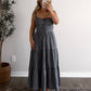 Ashford Gingham Midi Dress / Navy
