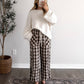Brownie Batter Gingham Pant