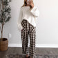 Brownie Batter Gingham Pant
