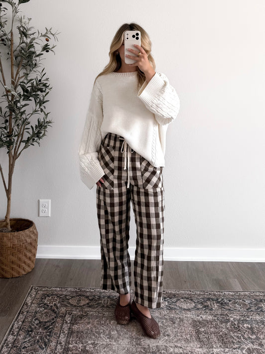 Hearthside Cable Knit Sweter
