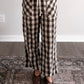 Brownie Batter Gingham Pant
