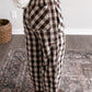 Brownie Batter Gingham Pant
