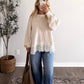 Cabin Morning Waffle Knit Top
