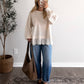 Cabin Morning Waffle Knit Top