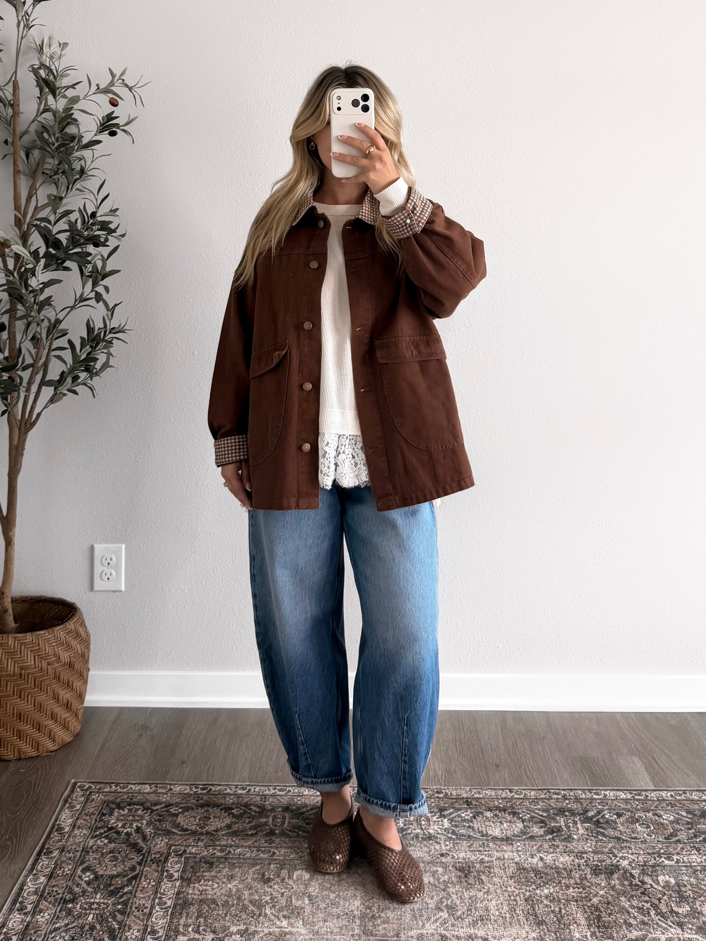 Cabin Morning Waffle Knit Top