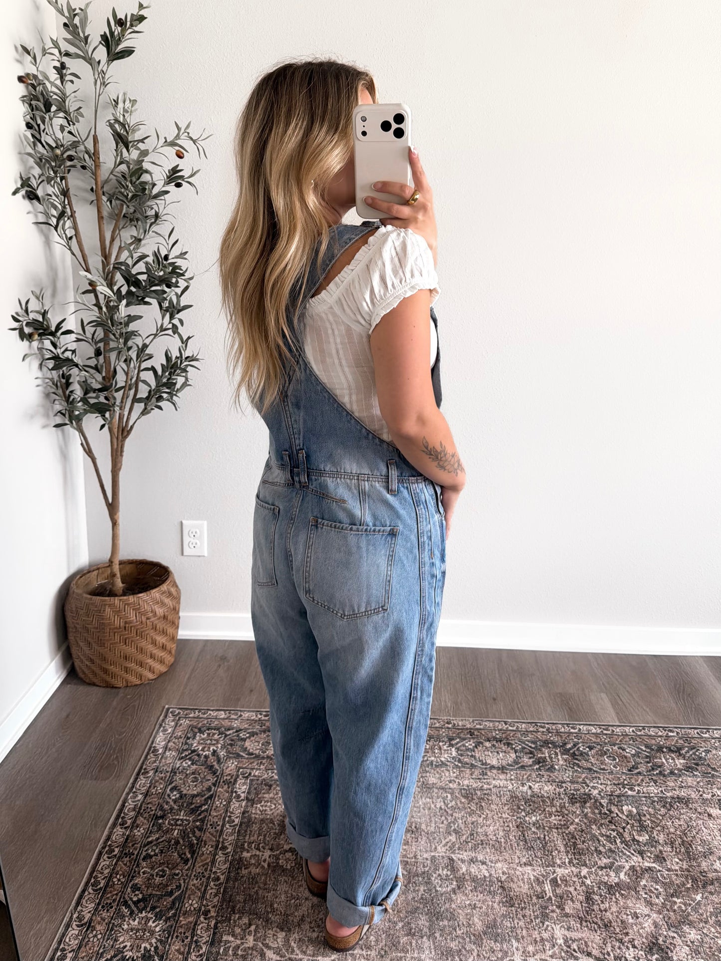 Outlook Barrel Denim Overalls (Restocking Early September)