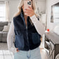 Denim Pocket Fleece Vest