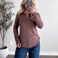 Classic Henley Basic Top / Mocha