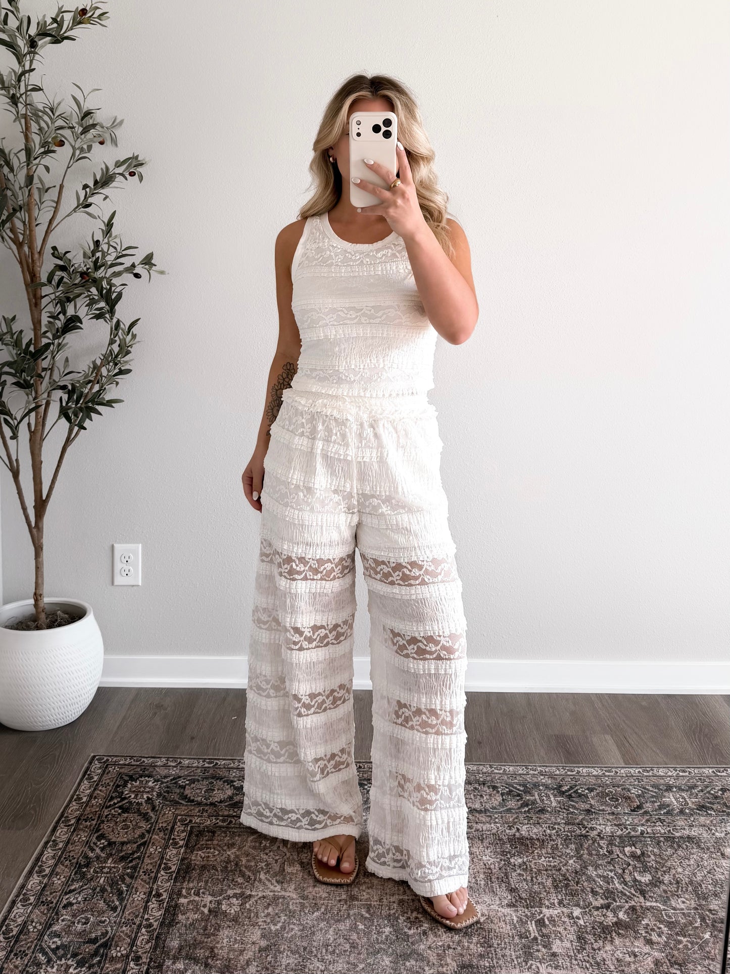 Cakewalk Lace Pant Set